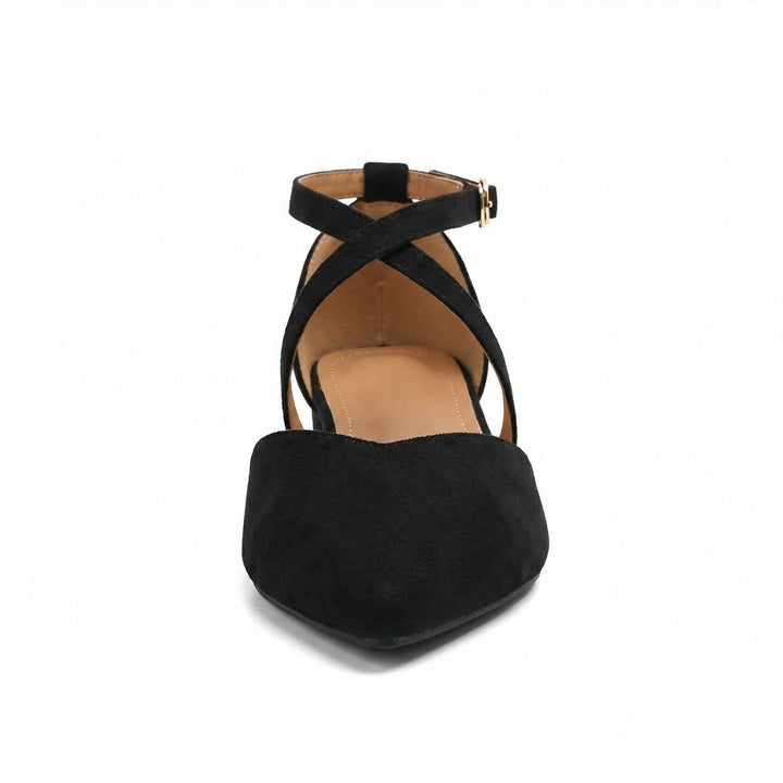 Drune | Modische Flache Sandalen mit Spitzer Spitze