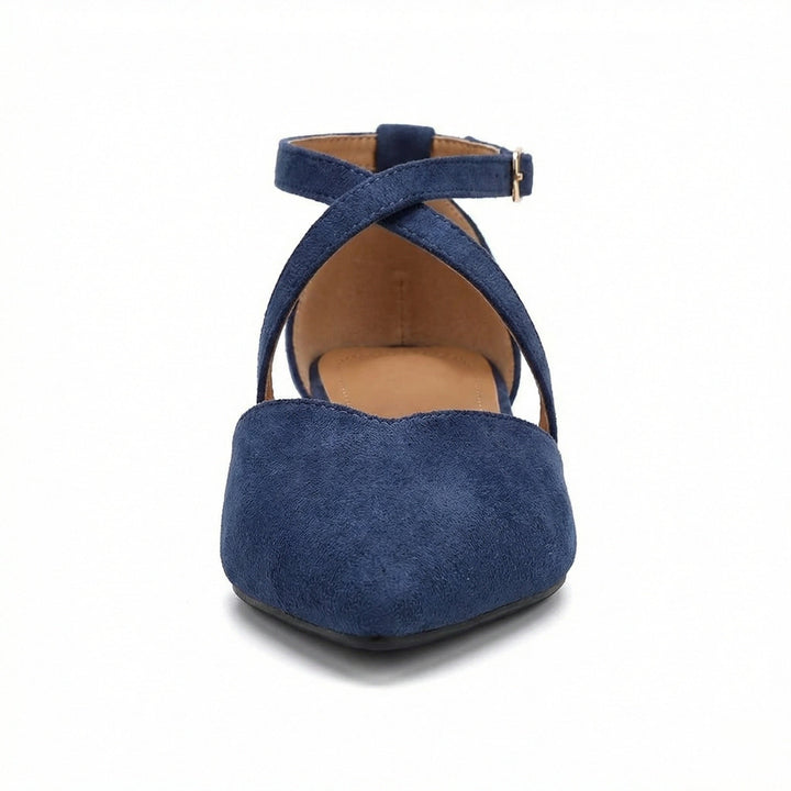 Drune | Modische Flache Sandalen mit Spitzer Spitze