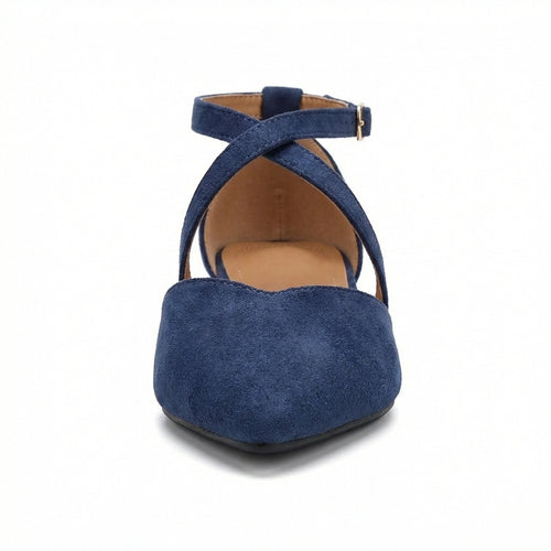Drune | Modische Flache Sandalen mit Spitzer Spitze