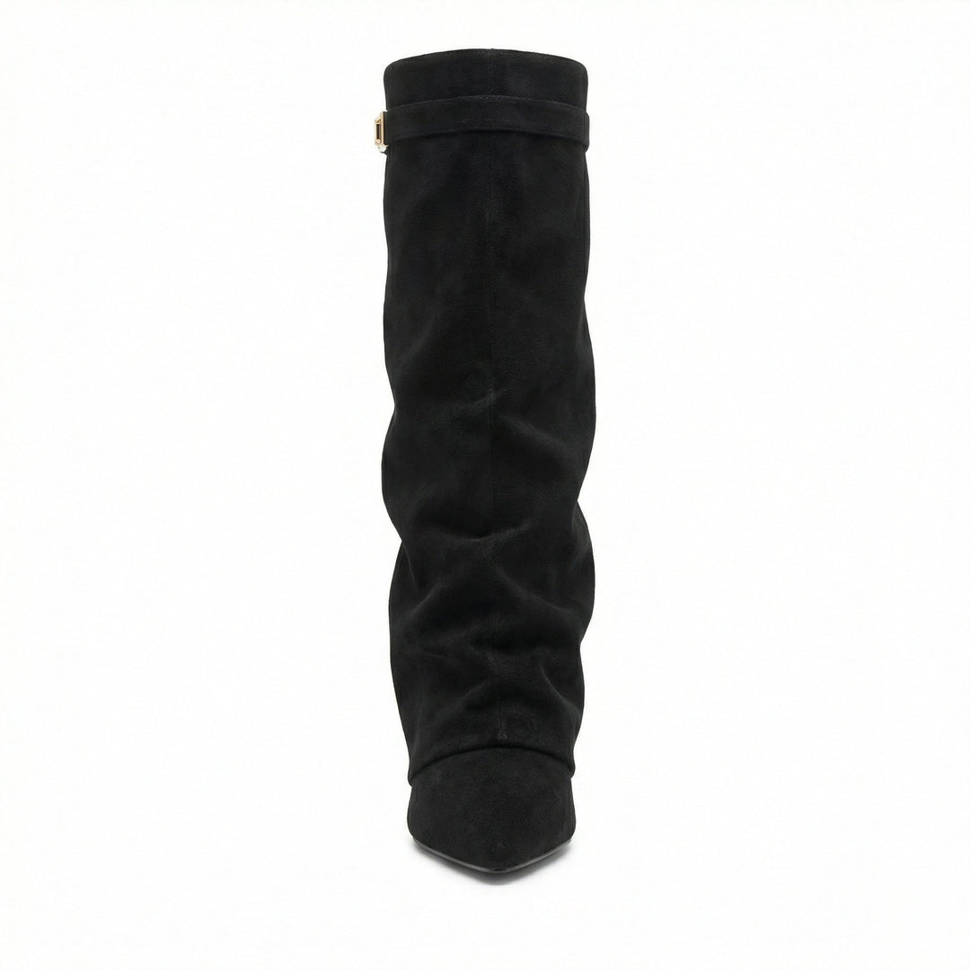 Wildlederstiefel Für Damen Drune