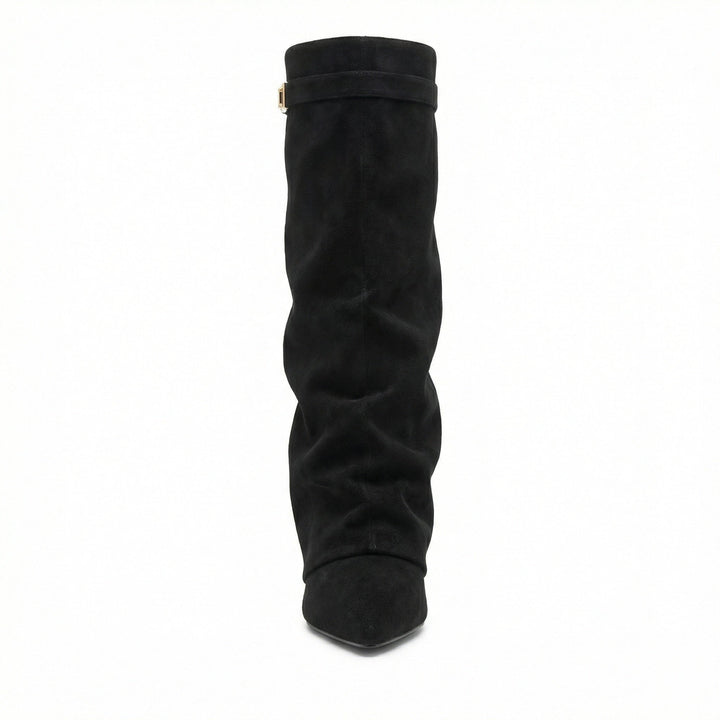 Wildlederstiefel Für Damen Drune