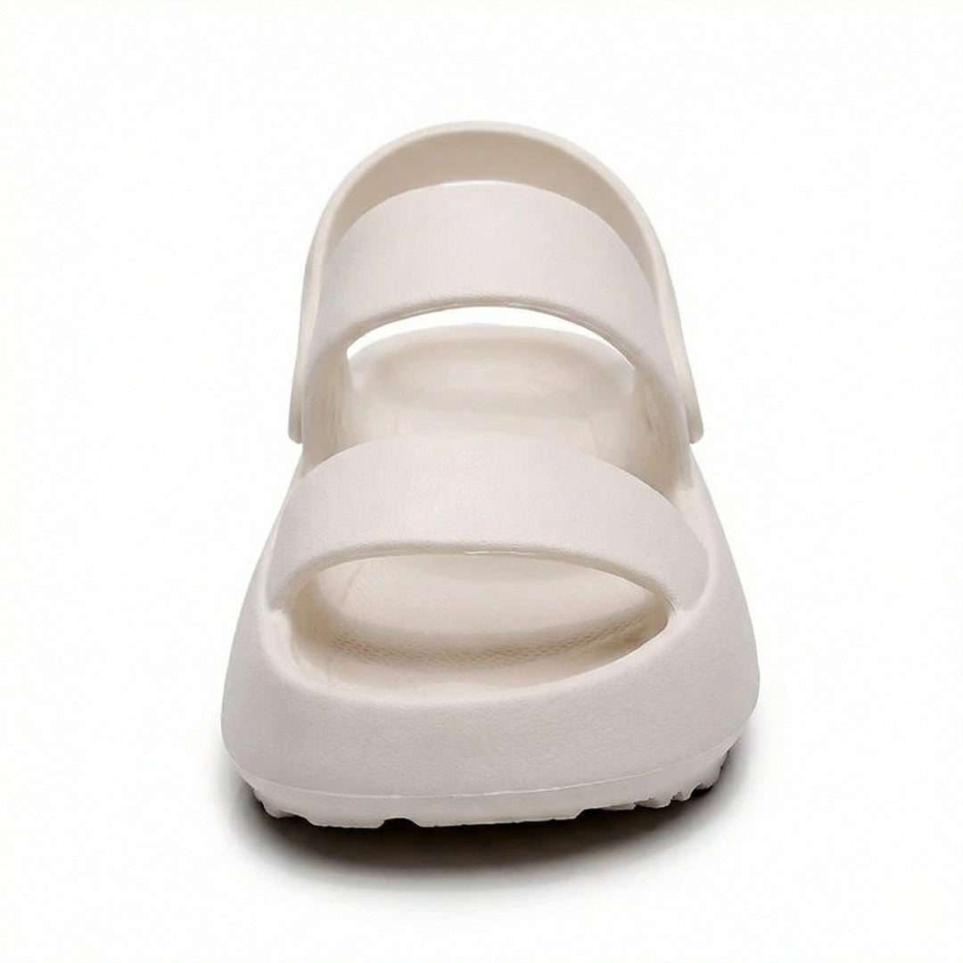 Drune | Orthopädische Sandalen Comfort Plus Pantoletten mit Doppelriemen Gepolsterte, Lässige Slip-On-Sandalen