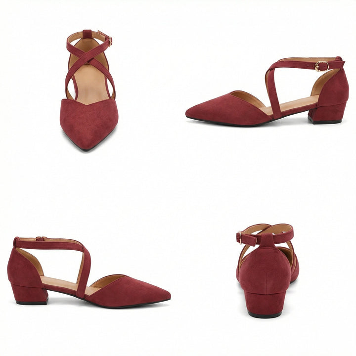 Drune | Modische Flache Sandalen mit Spitzer Spitze