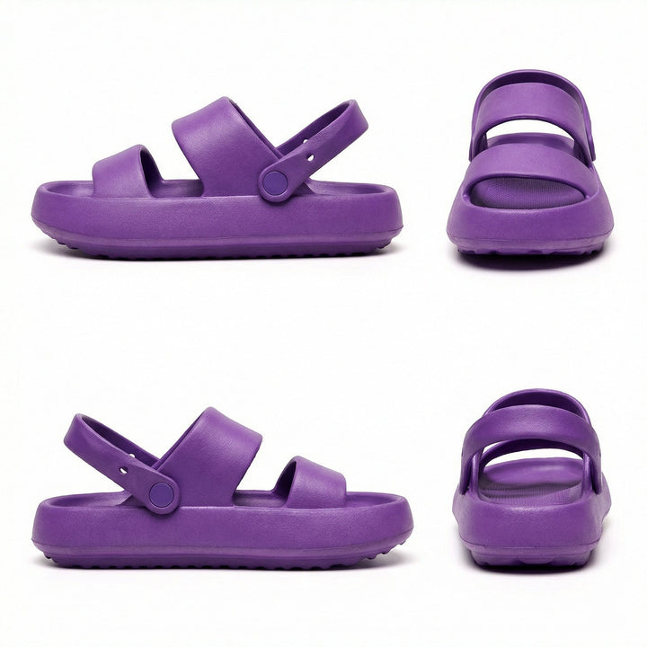 Drune | Orthopädische Sandalen Comfort Plus Pantoletten mit Doppelriemen Gepolsterte, Lässige Slip-On-Sandalen
