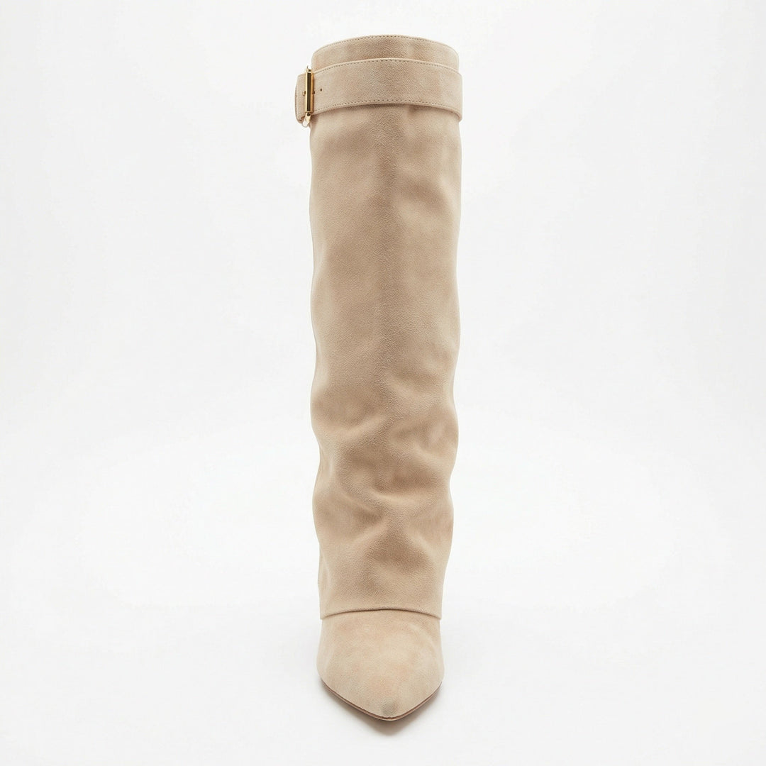 Wildlederstiefel Für Damen Drune