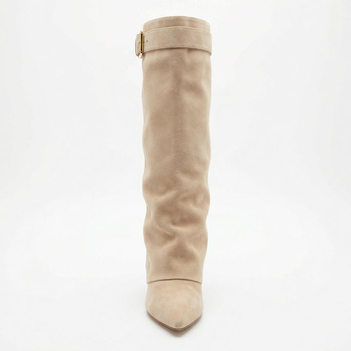 Wildlederstiefel Für Damen Drune