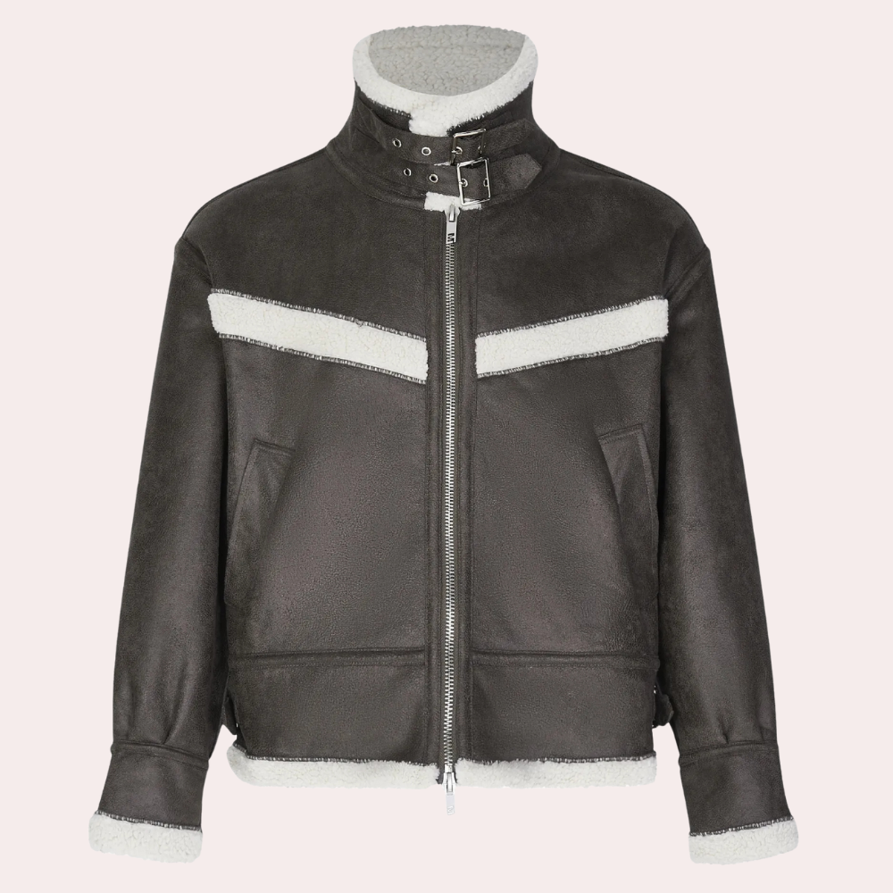 Drune | Herrenjacke in Schwarz und Braun