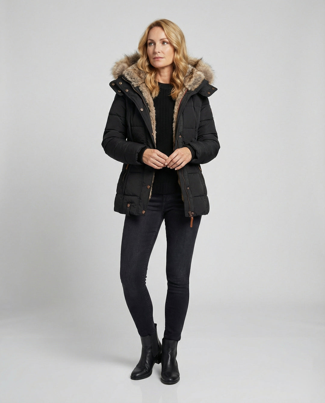 Drune | Warme wasserdichte Winterjacke mit Innenfutter und Kapuze