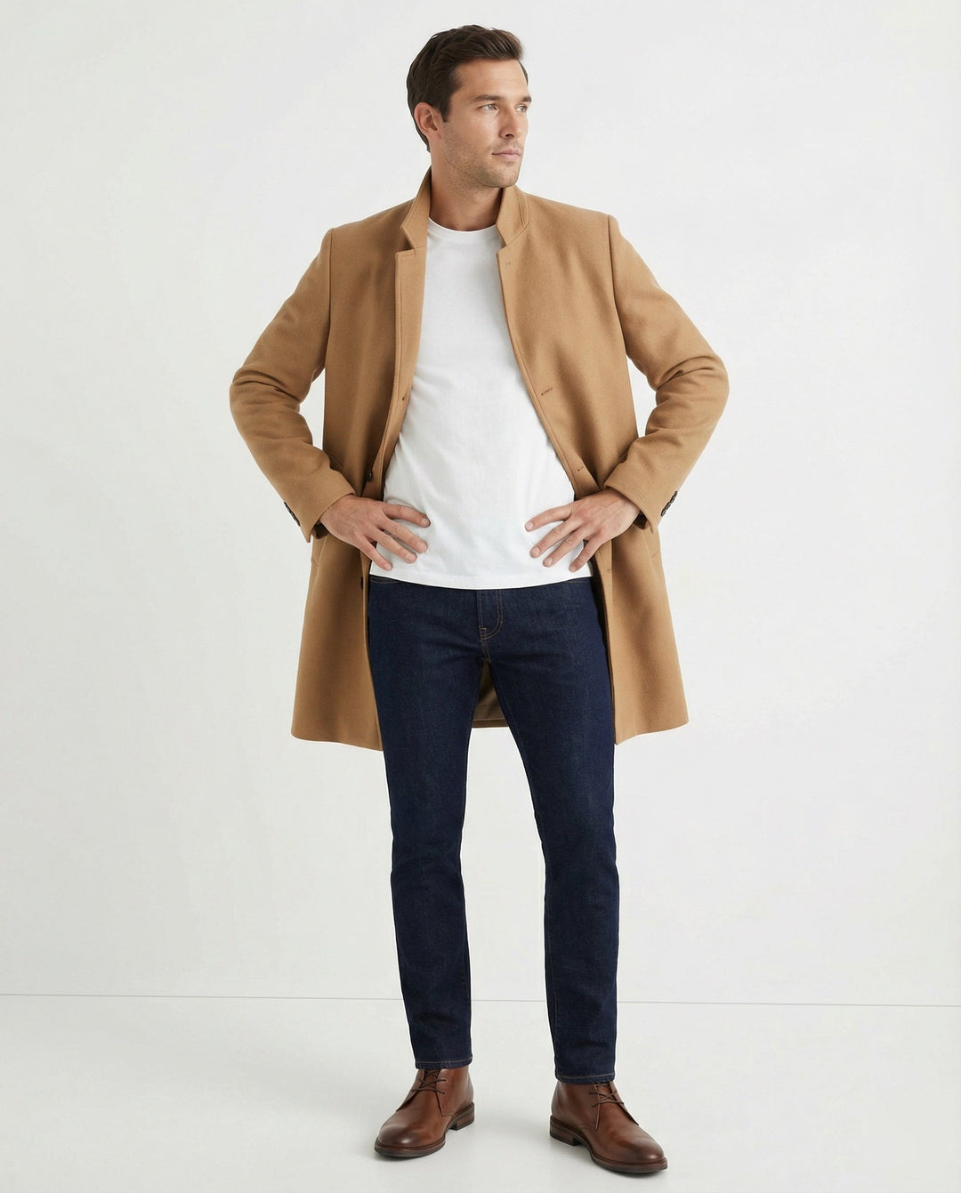 Drune | Übergangsjacke für Männer mit Knöpfen Ideal für Den Frühling