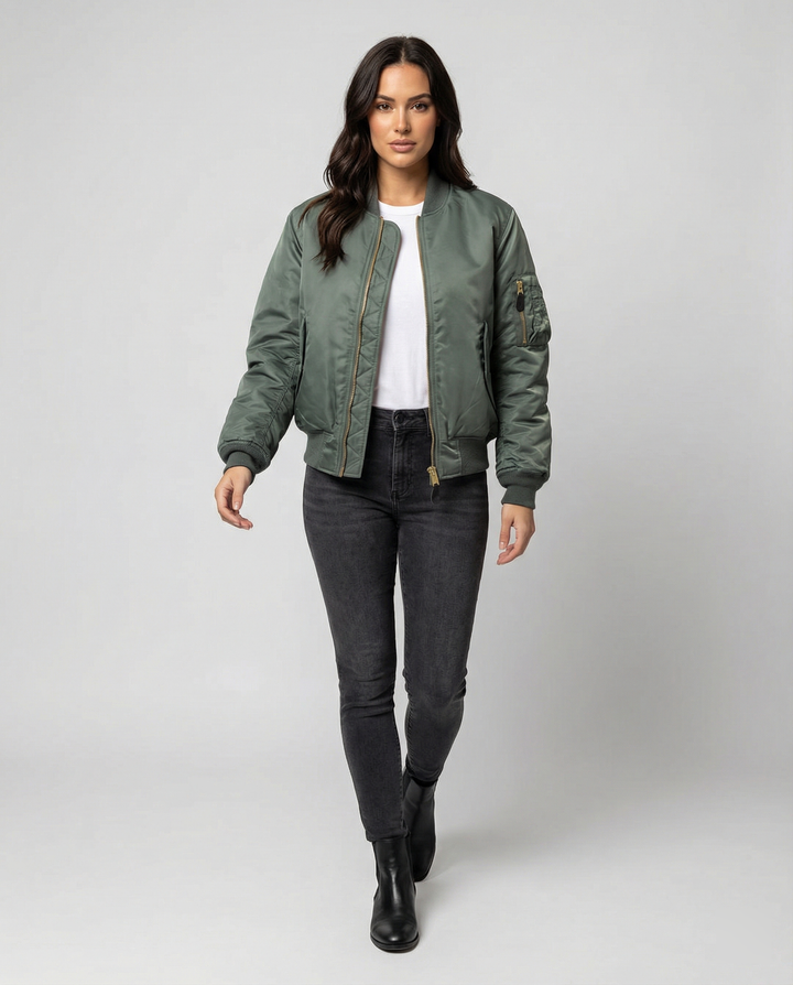 Drune | Unisex Klassisches Bomberjacke für Damen