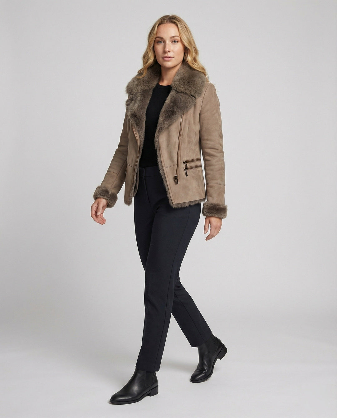 Drune | Winterjacke mit Elegantem Kragen für Den Winter