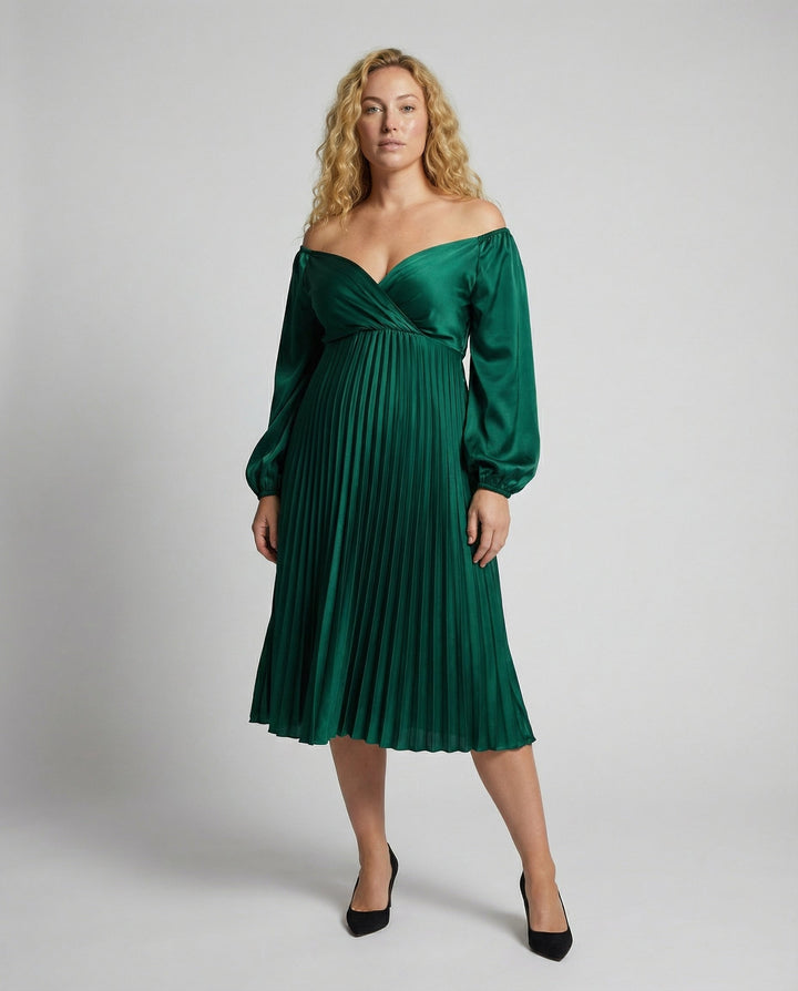 Drune Schwangerschafts-Chaps-Maxikleider, Elegante, Plissierte, Schulterfreie Cocktailkleider
