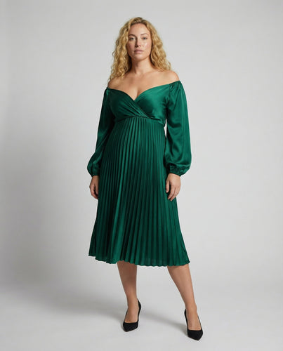 Drune Schwangerschafts-Chaps-Maxikleider, Elegante, Plissierte, Schulterfreie Cocktailkleider
