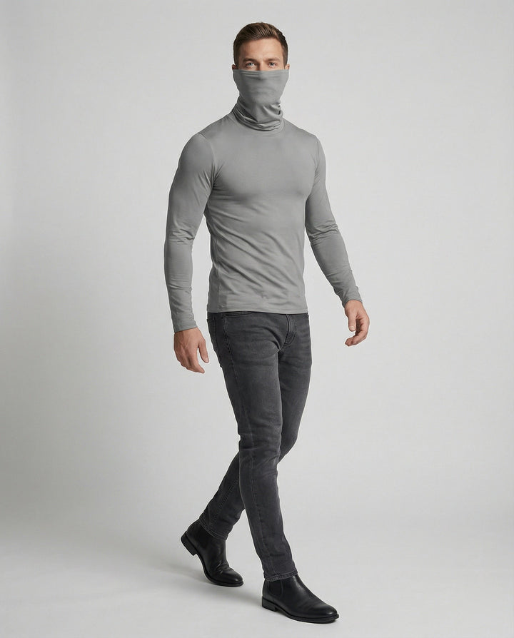 Herren Funktionsshirt mit hohem Kragen und innovativem Feuchtigkeitsmanagement Drune