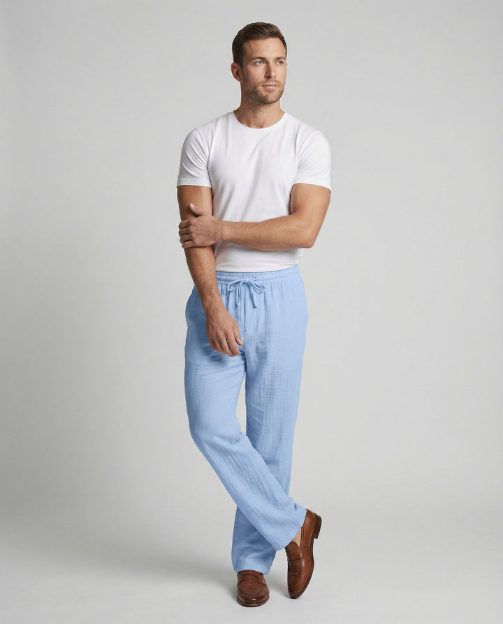 Herren lässige Leinenhose Drune