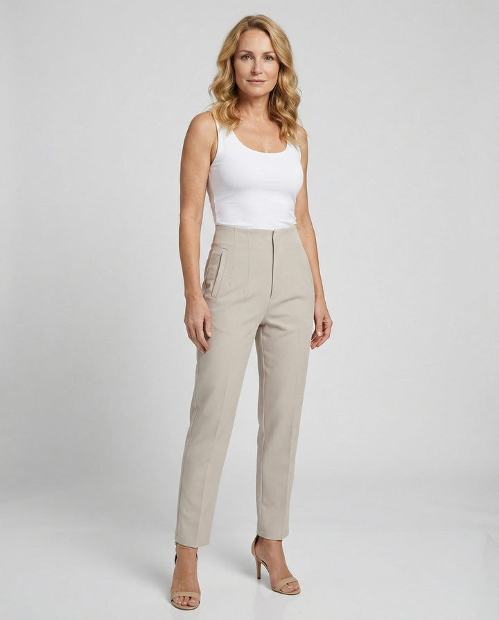 Freizeitkleidung Damen Anzughose High Waist