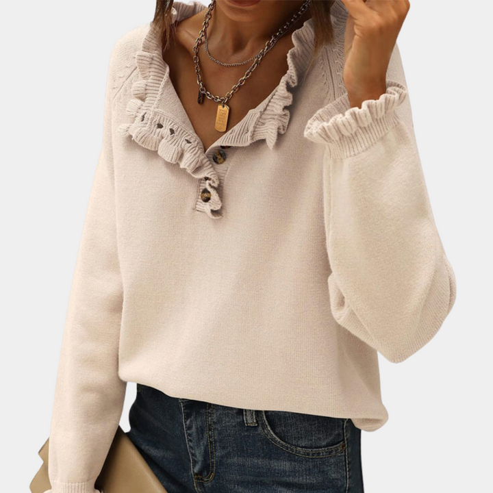 Drune | Moderner Pullover Für Damen Mit Schlichtem Stil