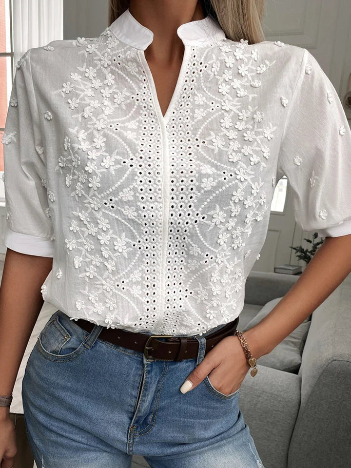 Drune | Elegantes Top Mit V-Ausschnitt