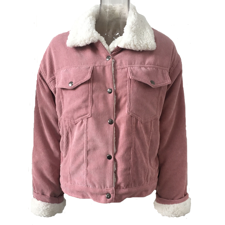 Drune | Damen Winterjacke mit Lammfell