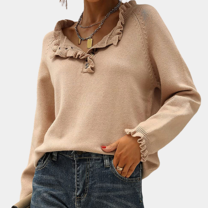 Drune | Moderner Pullover Für Damen Mit Schlichtem Stil