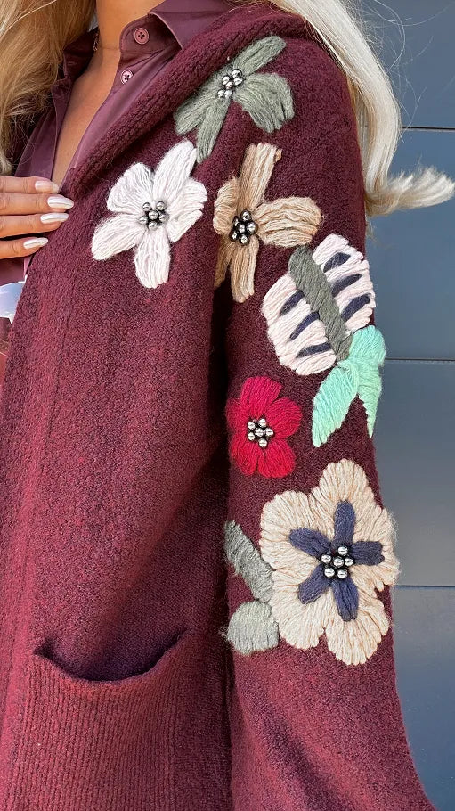 Drune | Modische Strickjacke mit Kapuze – bequem & warm