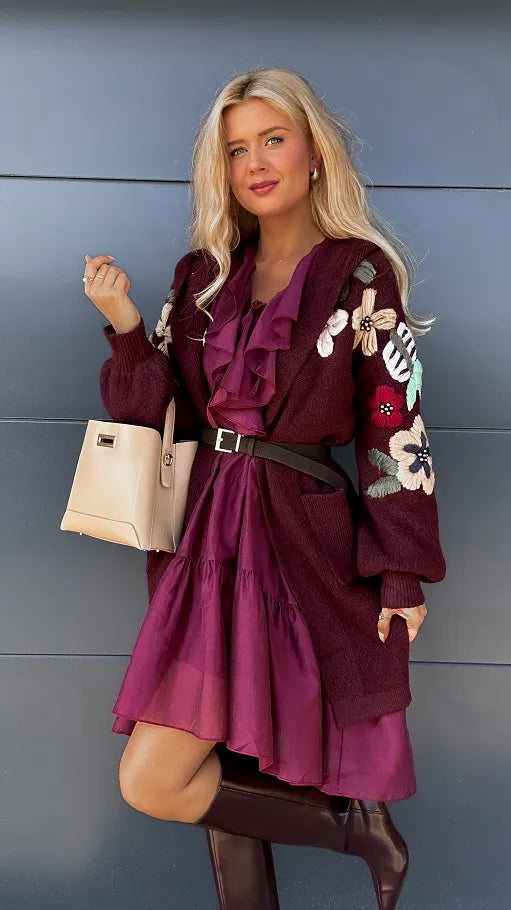 Drune | Modische Strickjacke mit Kapuze – bequem & warm