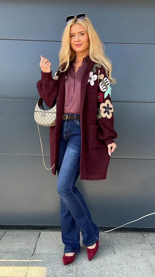 Drune | Modische Strickjacke mit Kapuze – bequem & warm