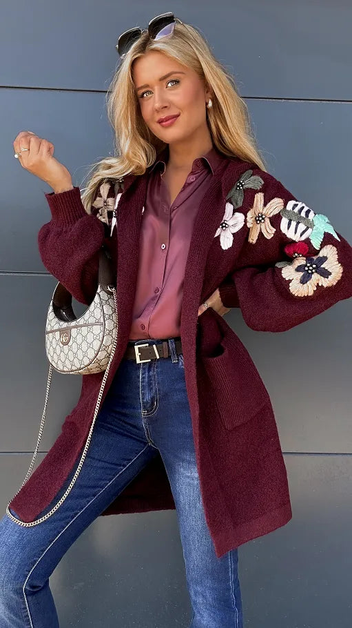 Drune | Modische Strickjacke mit Kapuze – bequem & warm