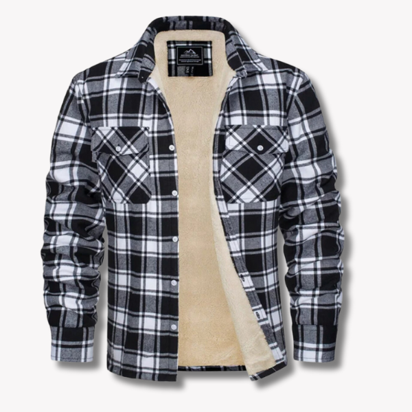 Drune | Garth Fleece Karohemd Jacke