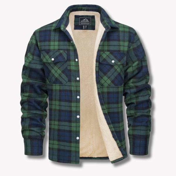 Drune | Garth Fleece Karohemd Jacke