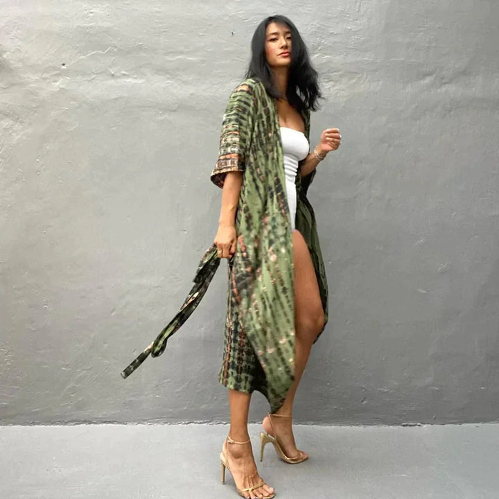 Drune | Stilvolles Kimonokleid Im Boho-Stil
