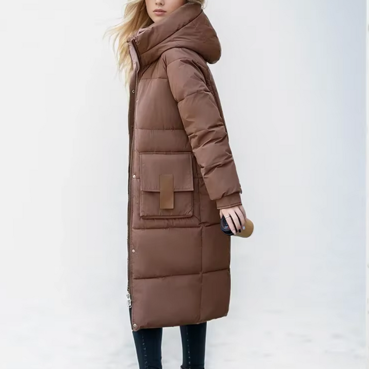 Drune | wattierte Jacke - Winterjacke mit Kapuze und Taschen