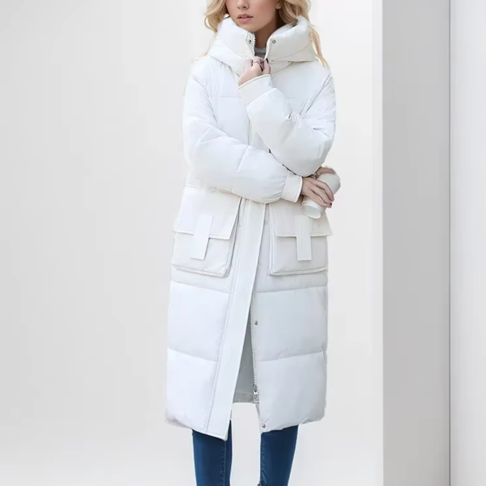 Drune | wattierte Jacke - Winterjacke mit Kapuze und Taschen
