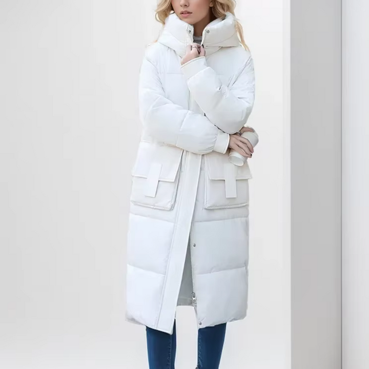 Drune | wattierte Jacke - Winterjacke mit Kapuze und Taschen