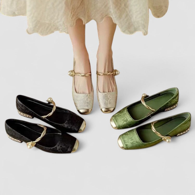 Orthopädische Mary Jane Schuhe Drune