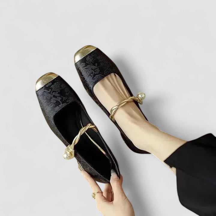 Orthopädische Mary Jane Schuhe Drune