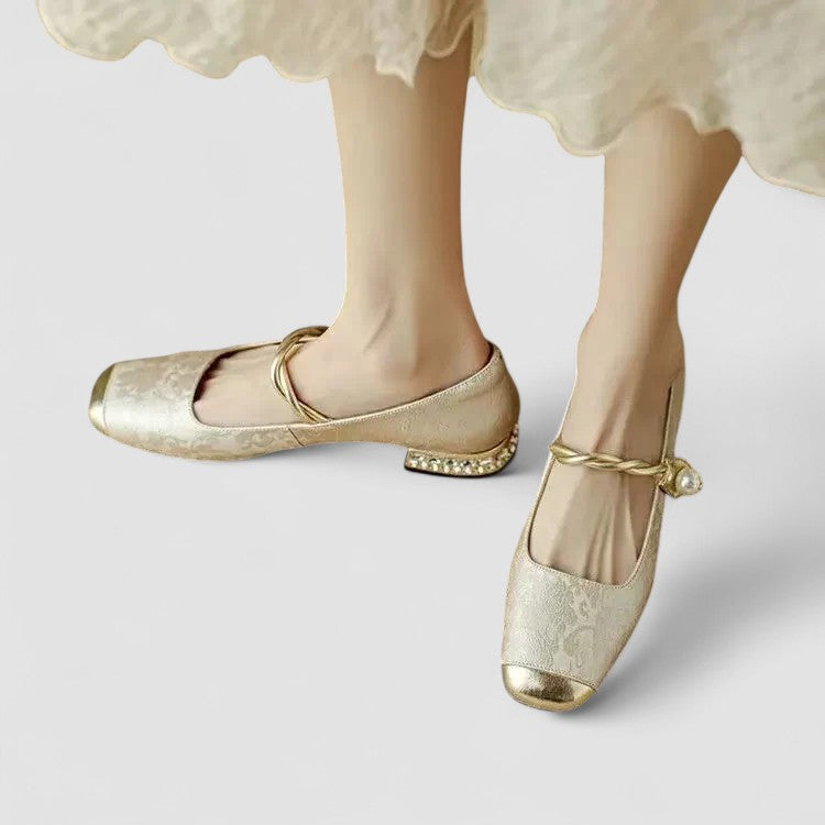 Orthopädische Mary Jane Schuhe Drune