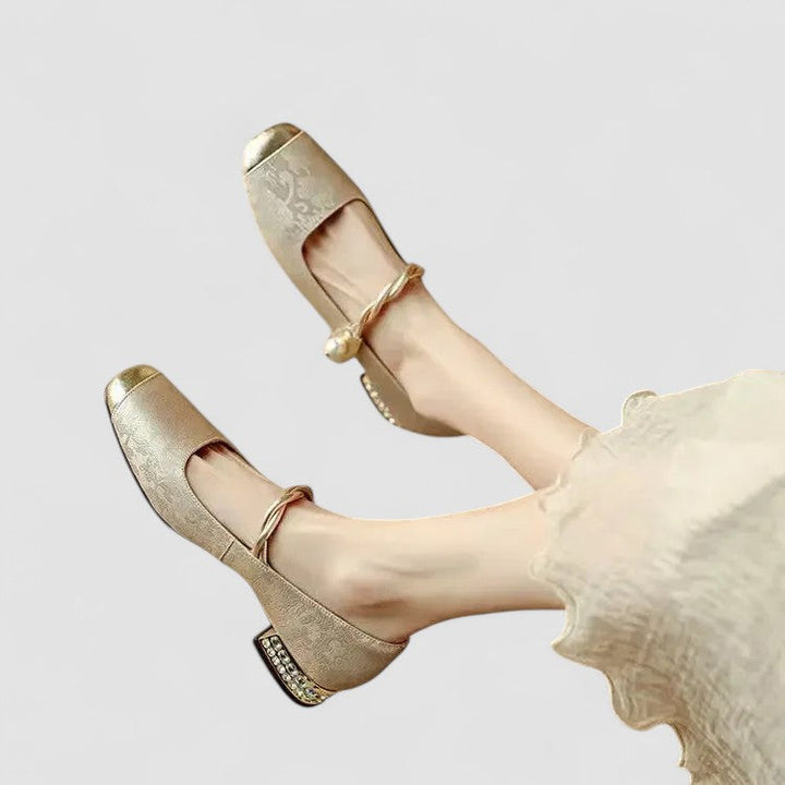Orthopädische Mary Jane Schuhe Drune