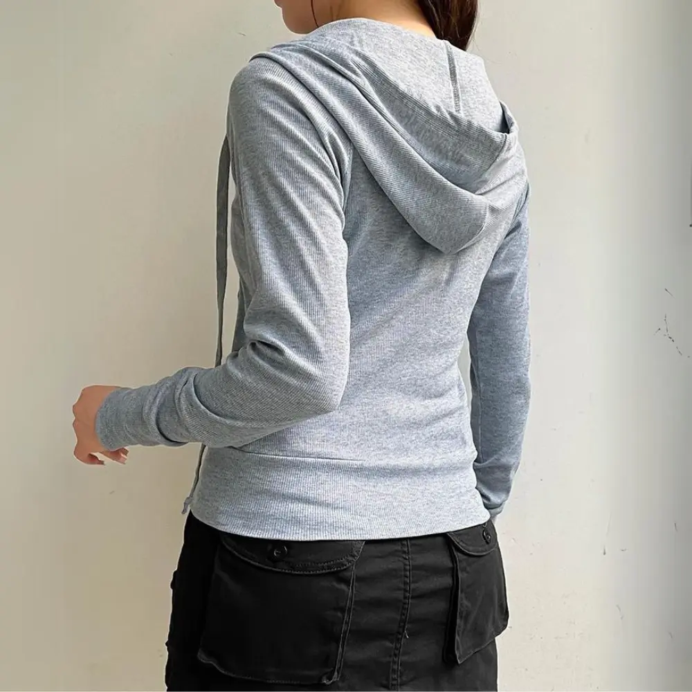 Drune | Urban Chic Reißverschluss Sweatshirt