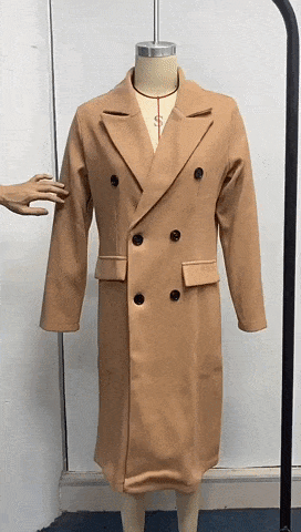 Drune | Langer Mantel Eleganter Moderner Stil Ideal für den Herbst