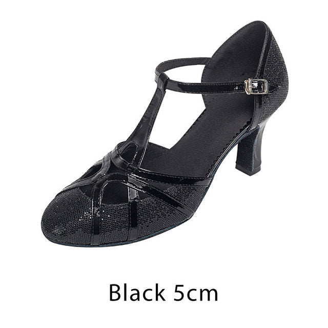 Drune | Salsa Tanzschuhe Damen Latein Tanzschuhe 7cm