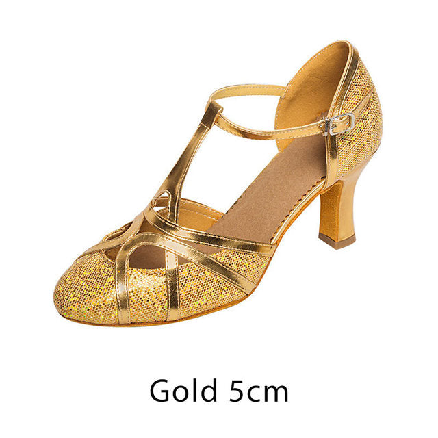 Drune | Salsa Tanzschuhe Damen Latein Tanzschuhe 7cm