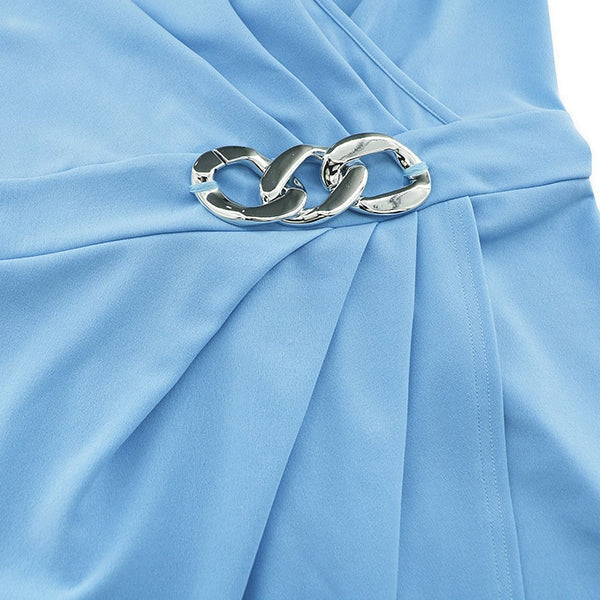 Drune | Schickes Minikleid Ohne Ärmel für Die Hochzeit