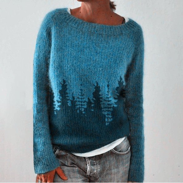 Drune | Frauen Retro-Pullover