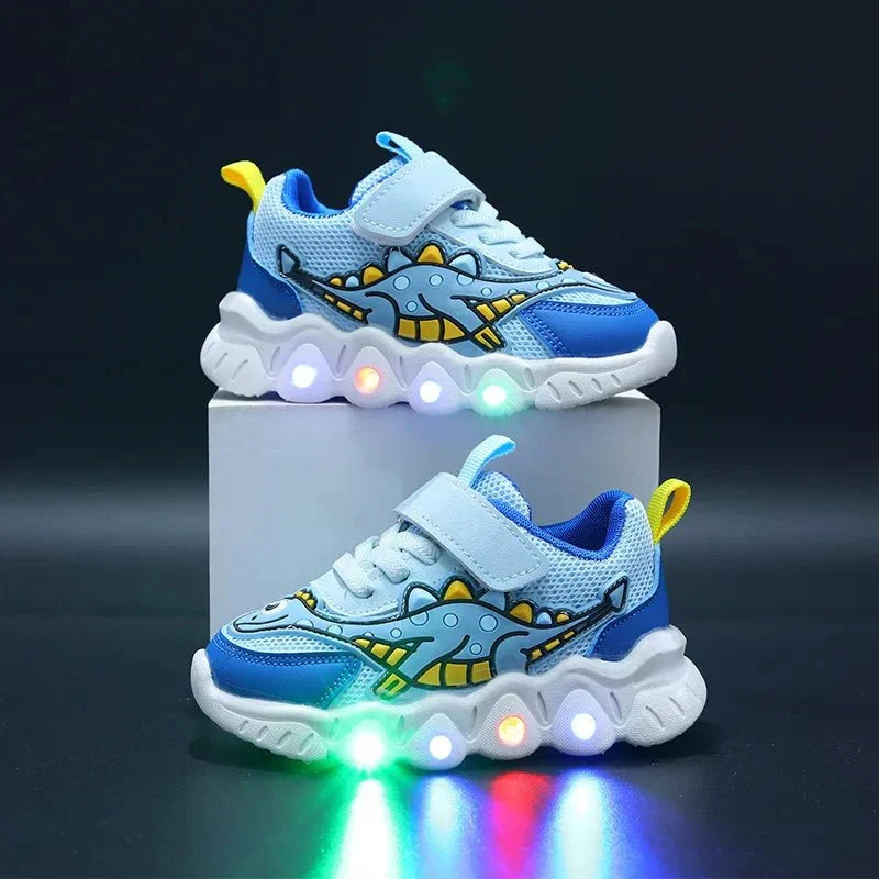 Drune | Leuchtende Dino Sneaker