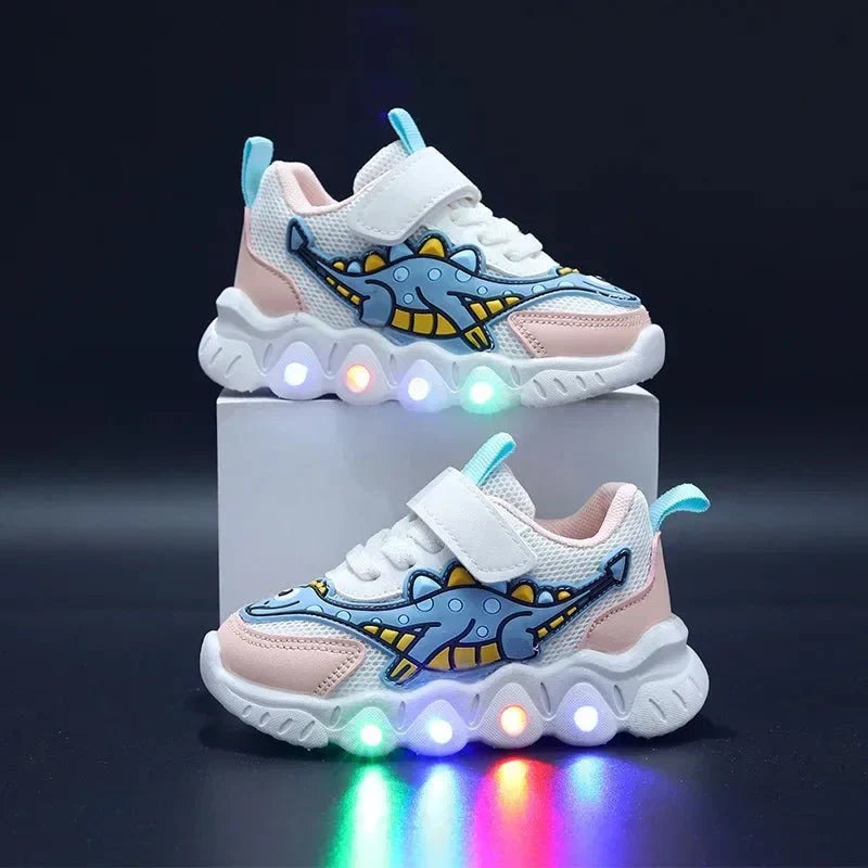 Drune | Leuchtende Dino Sneaker