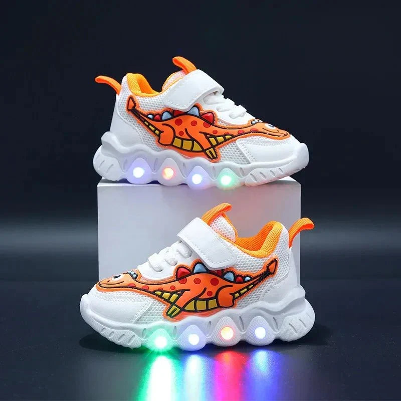 Drune | Leuchtende Dino Sneaker