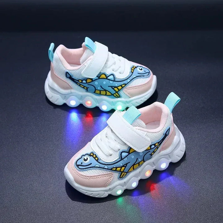 Drune | Leuchtende Dino Sneaker