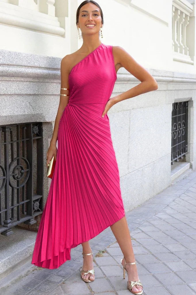 Drune | One Shoulder Maxikleid