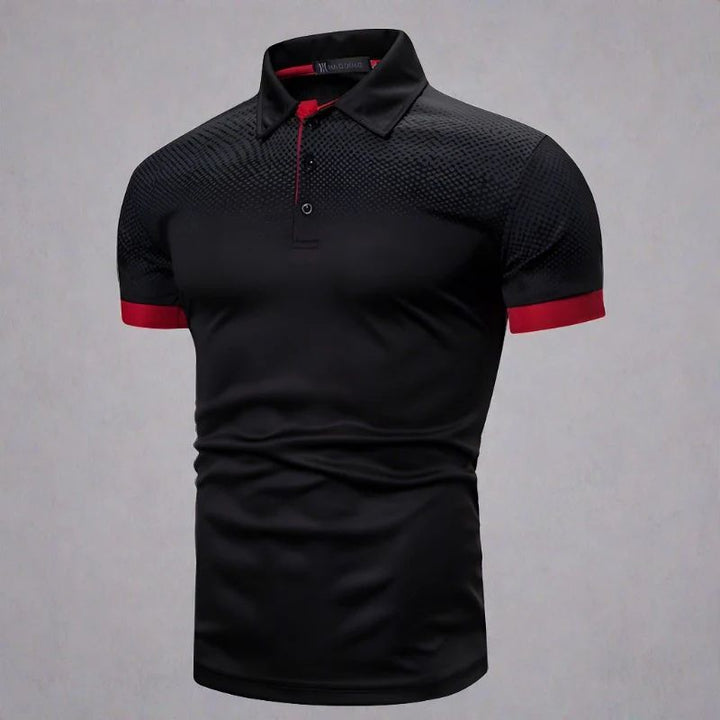 Drune | Gradient Herrenpoloshirt Stilvoll Sommer